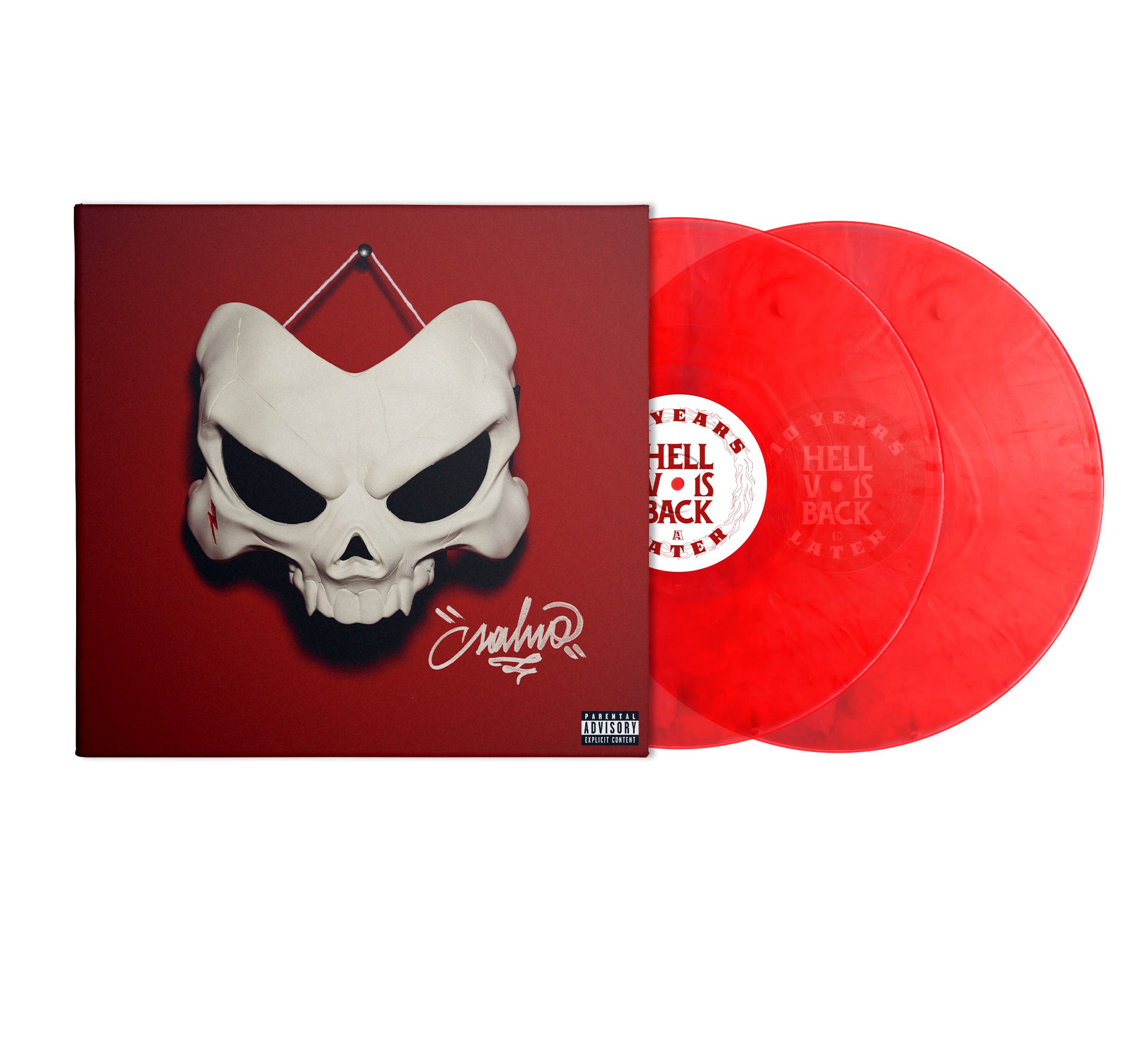 Hellvisback 10 Years Later 2LP Marble Autografato Hellvisback 10 Years Later 2LP Marble Autografato