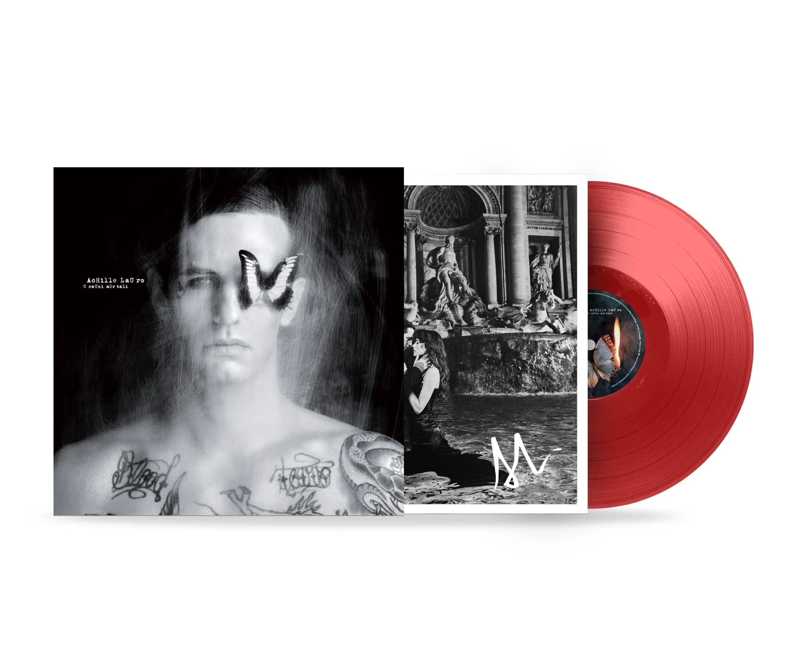 vinile-comuni-mortali-autografato-achille-lauro vinile-comuni-mortali-autografato-achille-lauro